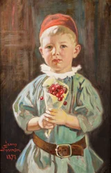 Jongen met kersen